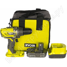 Компактная дрель-шуруповерт ryobi one+ r18dd3-120s 5133003347