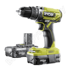 Аккумуляторная ударная дрель-шуруповерт ryobi one+ r18pd2-213g 5133003824