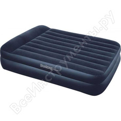 Надувная кровать с электронасосом bestway premium air bed with sidewinder 203х152х46 см 67345 bw