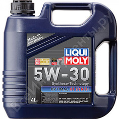 Нс-синтетическое моторное масло liqui moly optimal ht synth 5w-30 a3/b4 4л 39001
