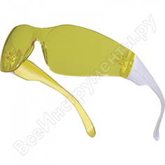 Открытые защитные очки delta plus brava с желтой линзой brav2ja