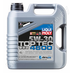 Нс-синтетическое моторное масло, 4л liqui moly top tec 4600 5w-30 sn/cf; c3 3763