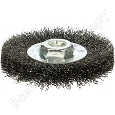Щетка дисковая цилиндрическая по нержавейке (100 мм; м14х2 мм) для ушм профоснастка 20804011
