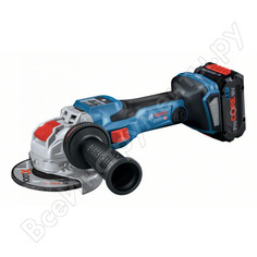 Аккумуляторная угловая шлифмашина bosch x-lock gwx 18v-15 sc 06019h6501