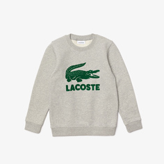 Детский тёплый свитшот Lacoste из флиса