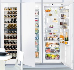 Встраиваемый холодильник Side by Side Liebherr