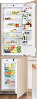 Встраиваемый двухкамерный холодильник Liebherr