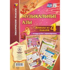 Набор плакатов Издательство Учитель Музыкальные азы