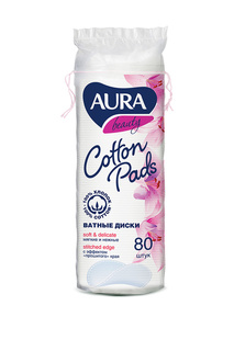 Ватные диски 80 шт Aura