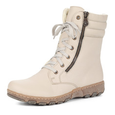 Ботинки Бежевые ботинки на высокой шнуровке Rieker