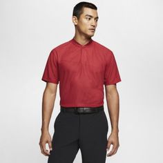 Мужская рубашка-поло для гольфа Nike Dri-FIT Tiger Woods