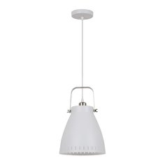 Светильник потолочный Camelion New York PL-428L C71 60 Вт E27 белый + хром