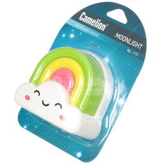 Ночник Радуга Camelion NL-177, LED, 0.5 Вт, выключателем