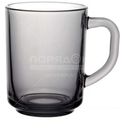 Кружка стеклянная Pasabahce Gray 55029SLBD63, 250 мл
