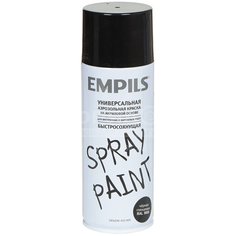 Эмаль аэрозольная Empils Spray Paint RAL 9005 черная, 425 мл Emplis