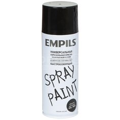 Эмаль аэрозольная Empils Spray Paint RAL 9005 черная, 425 мл Emplis