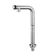 Смеситель для кухни Solone SOL14-A630 из нержавеющей стали