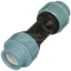 ПНД тройник STR со внутренней резьбой 1/2", 32 мм СТР