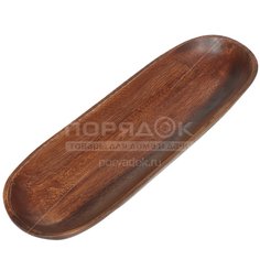 Блюдо деревянное Oriental Way Симфония WD-7051, 40x14x4 см