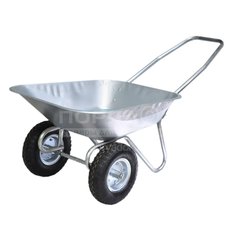 Тачка садовая двухколесная Grandy WB6211, 65 л (120 кг)
