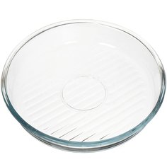 Форма для выпечки жаропрочная стеклянная Borcam 59534/1073141 круглая, 1.7 л