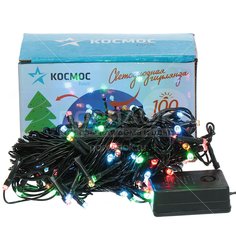 Гирлянда Космос KOC_GIR100LED_RGB, 100 ламп, 10.8 м, мультиколор