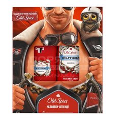 Подарочный набор Old Spice Wolfthorn (дезодорант 50 мл + гель для душа 250 мл)