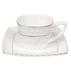 Сервиз кофейный из керамики, 12 предметов, Снежная королева S507006-A