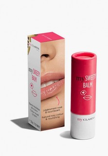 Бальзам для губ Clarins My Clarins MY SWEETY BALM, усиливающий естественный цвет, 3.5 г