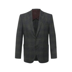 Пиджак из шерсти и шелка Luciano Barbera