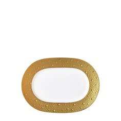 Блюдо овальное Ecume Or Bernardaud