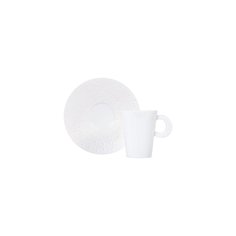Кофейная чашка с блюдцем Ecume White Bernardaud