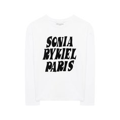 Хлопковый лонгслив Sonia Rykiel Enfant