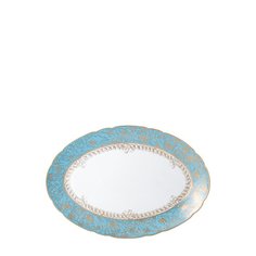 Блюдо овальное Eden Turquoise Bernardaud