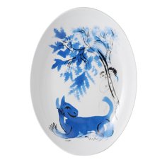 Блюдо овальное LAnimal Vert Collection Marc Chagall Bernardaud