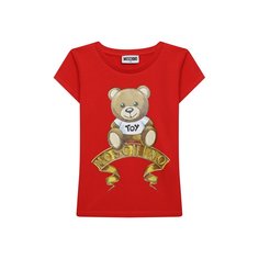 Хлопковая футболка Moschino