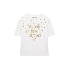 Хлопковая футболка Alberta Ferretti junior