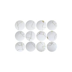 Набор из 12 обеденных тарелок Kintsugi Bernardaud