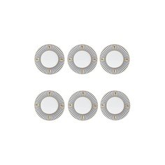 Набор Delphos Anthracite из шести тарелок Bernardaud