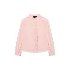 Хлопковая блузка Emporio Armani