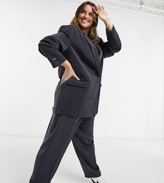 Темно-серый двубортный пиджак COLLUSION Plus