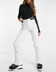 Горнолыжные брюки белого цвета из софтшелла Protest Lole-Белый