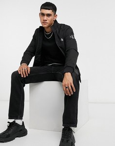 Черная утепленная куртка харрингтон Calvin Klein Jeans-Черный