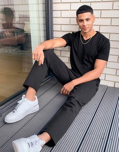 Черная футболка с V-образным образом Celio-Черный