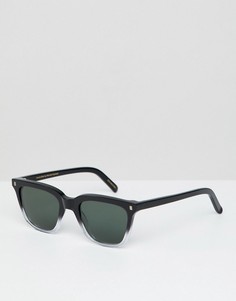 Квадратные солнцезащитные очки Monokel Eyewear Robotnik-Черный