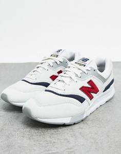 Белые кроссовки на массивной подошве Puma Cilia-Кремовый New Balance