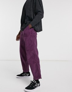 Вельветовые брюки фиолетового цвета Obey-Фиолетовый