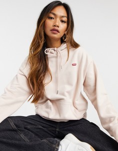 Худи в цвете сепия с логотипом Levis baby-Розовый