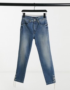 Стильные моделирующие джинсы с завышенной талией Salsa-Синий