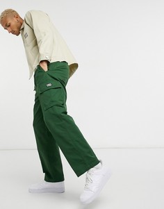 Зеленые брюки карго Obey Easy Big Boy-Зеленый